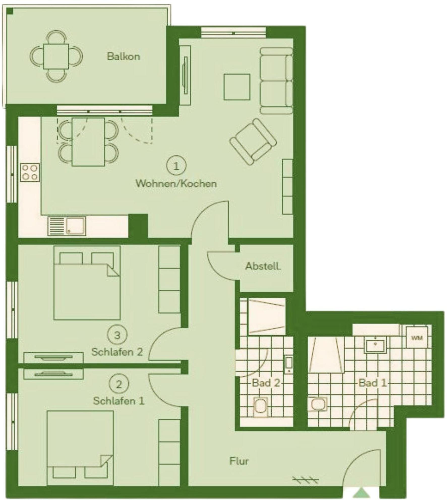 Apartment "Usedomer Luft" Garz  Екстер'єр фото